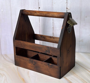 Flaskhållare sedd från sidan – sex fack för flaskor eller såser