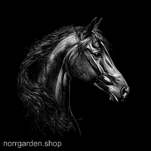 Personligt underlägg i skiffer med Arabhäst – unik detalj i hemmet för hästvänner