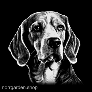 Personlig present i skiffer med graverad Beagle – en favorit bland hundälskare