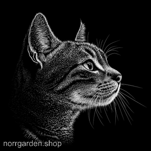 Personligt skifferunderlägg med motiv av Bengal - perfekt present till kattvän