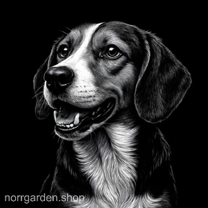 Handgjort skifferunderlägg med Drever – stilfull present till hundfantaster