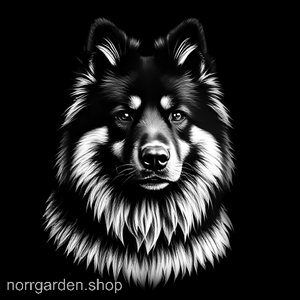 Handgjort skifferunderlägg med Finsk Lapphund – stilfull present till hundfantaster