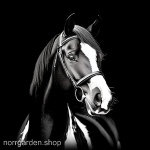 Skifferunderlägg med handgraverad Fläckig saddlebred – älskad av hästvänner