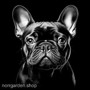 Graverat skifferunderlägg med Fransk Bulldog – personlig gåva till hundvännen i ditt liv