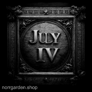 Lasergraverat motiv: julys fourth gravyr – stilfull hyllning till amerikansk frihet och stil