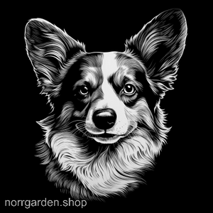 Skifferbricka med lasergravyr av Pembroke Welsh Corgi – unik detalj för hem med hund