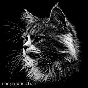 Kattmotiv i skiffer - handgjort underlägg med Ragdoll för dig som älskar katter