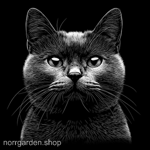 Underlägg i skiffer med gravyr av en Russian blue - en elegant gåva till kattälskare