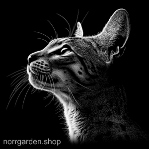 Skifferbricka med lasergravyr av en Savannah - personlig present för kattägare