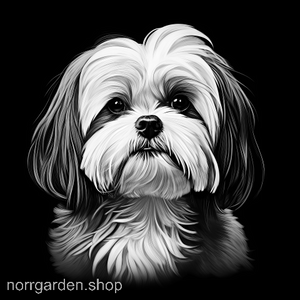 Graverat skifferunderlägg med Shih Tzu – personlig gåva till hundvännen i ditt liv