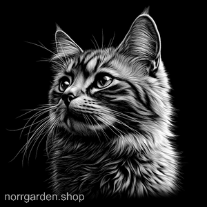 Personligt skifferunderlägg med motiv av Somali - perfekt present till kattvän