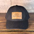 Personalized Cap with Custom Engraved Leather Patch