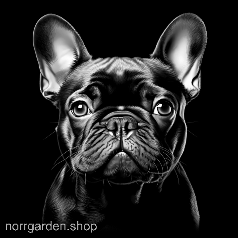 Graverat skifferunderlägg med Fransk Bulldog – personlig gåva till hundvännen i ditt liv